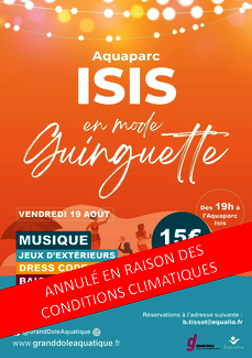 L'Aquaparc Isis en mode Guinguette - ANNULÉ