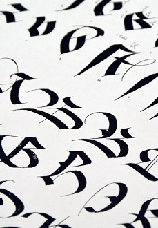 Calligraphie Latine