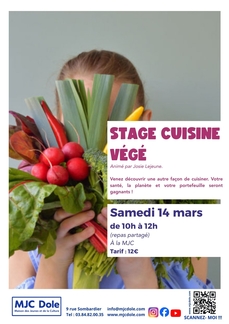 STAGE CUISINE VÉGÉ