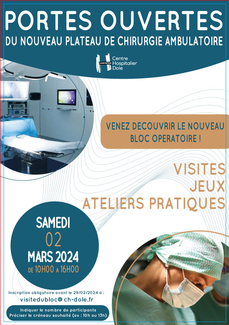 Portes ouvertes du nouveau plateau de chirurgie ambulatoire