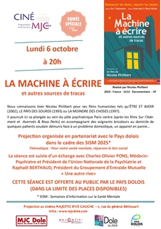 Séance spéciale ciné MJC Pays Dolois - SISM 2025