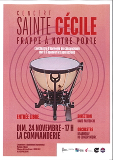 "Sainte Cécile frappe à notre porte"