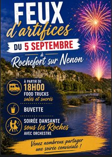 Feu d’artifice et bal avec orchestre