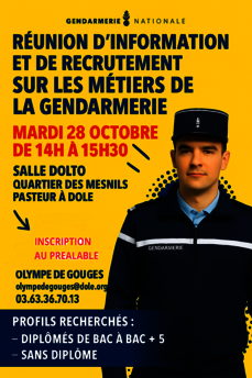 Réunion d'information et de recrutement