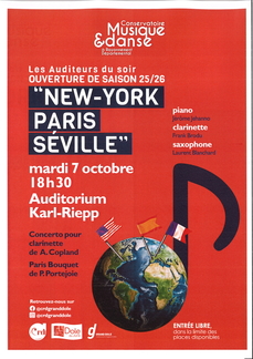 Concert "New-York, Paris, Séville"