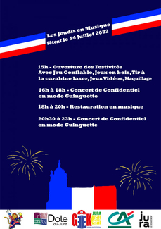 Les Jeudis en musique fêtent le 14 Juillet