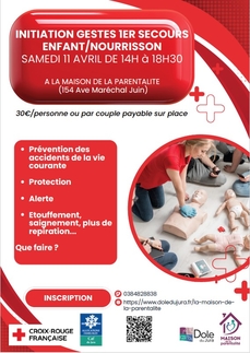 Gestes 1er secours enfant/nourrisson