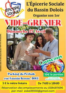 Vide grenier de l’Epicerie Sociale du Bassin Dolois