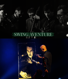 Concert Swing Aventure + Nomade Live Painting de Mathieu Ladde