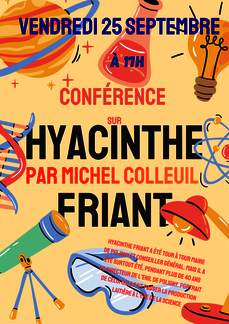 Conférence et Dédicace Michel Colleuil sur Hyacinthe Friant