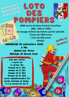 Super loto des pompiers