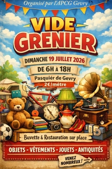Vide grenier de l'APCG