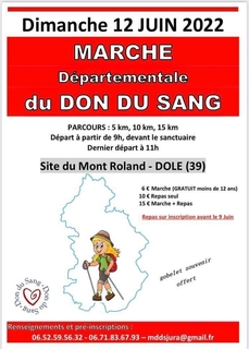 Marche Départementale du Don du Sang