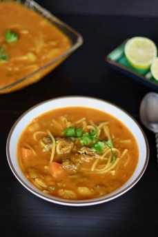 Vente de soupe haïtienne