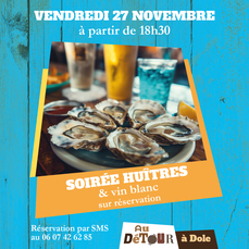 Soirée Huîtres & Vin blanc