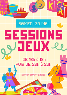Sessions Jeux de Société