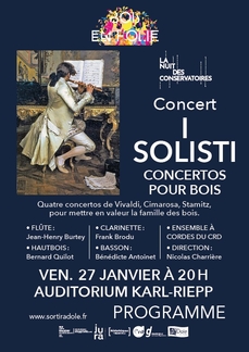 I Solisti, Concertos pour bois