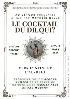 « Vers l’infini et l’au-delà » Café Philo avec Mathéïs Nelle