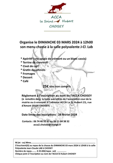 Repas de chasse