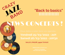 Concerts soirées Cabarets du CRAZY JAZZ BAND