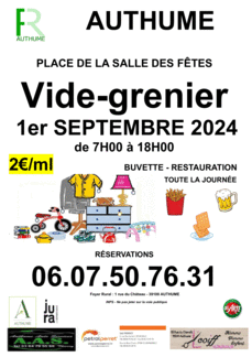VIDE GRENIER AUTHUME