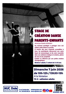 STAGE DE CRÉATION DANSE PARENTS-ENFANTS