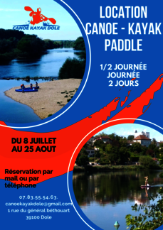 location canoë kayak paddle