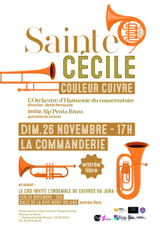 Concert Sainte Cécile "Couleur Cuivre"