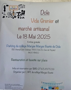 Vide grenier marché artisanal  APE MARYSE BASTIÉ