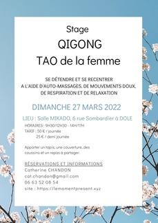 Stage QIGONG TAO de la Femme