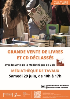 Grande vente de livres et CD déclassé