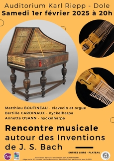 Rencontre musicale autour des Inventions de J.S. Bach