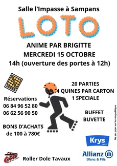 Loto du Roller Dole Tavaux