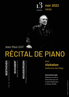 Récital de piano Jean-Paul GUY