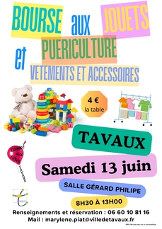 Bourse aux jouets et puériculture