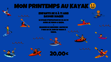 mon printemps au kayak