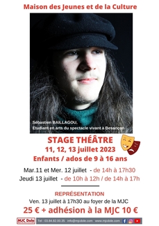 STAGE DE THEATRE