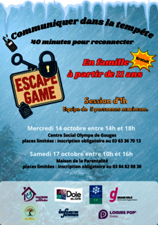 Escape game : communiquer dans la tempête