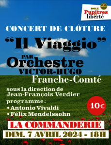 Pupitres en Liberté : concert de clôture avec L'Orchestre Victor Hugo Franche-Comté