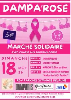 Marche solidaire DAMPA'ROSE