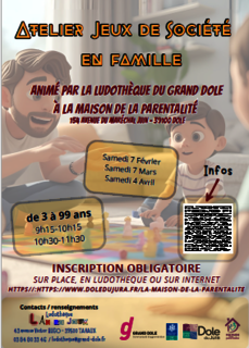Jeux en famille avec la Ludothèque du Grand Dole