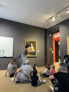 Ma première visite au musée