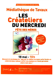 Créateliers du mercredi - Fête des mères