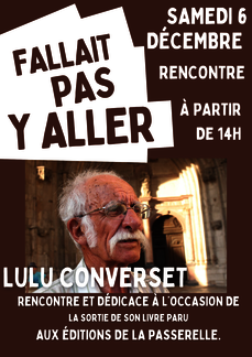 Rencontre et dédicace Lulu Converset