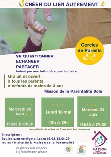 Cercles de parents / accompagnement 0/3 ans