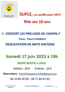 Concert-Dégustation de mets haïtiens