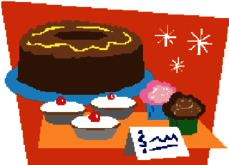 Vente de gâteaux du monde et tombola