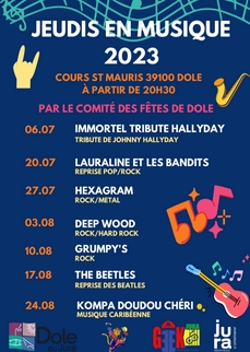 Les Jeudis en Musique 2023