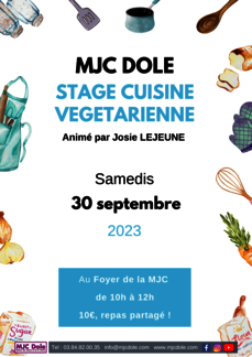 STAGE CUISINE VÉGÉTARIENNE