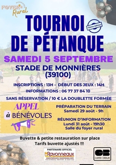 TOURNOI DE PÉTANQUE